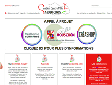 Tablet Screenshot of mouscron-centre.com
